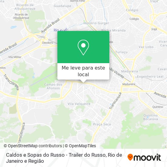 Caldos e Sopas do Russo - Trailer do Russo mapa