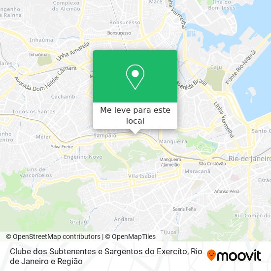 Clube dos Subtenentes e Sargentos do Exercíto mapa
