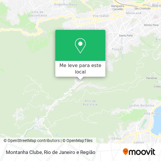Montanha Clube mapa