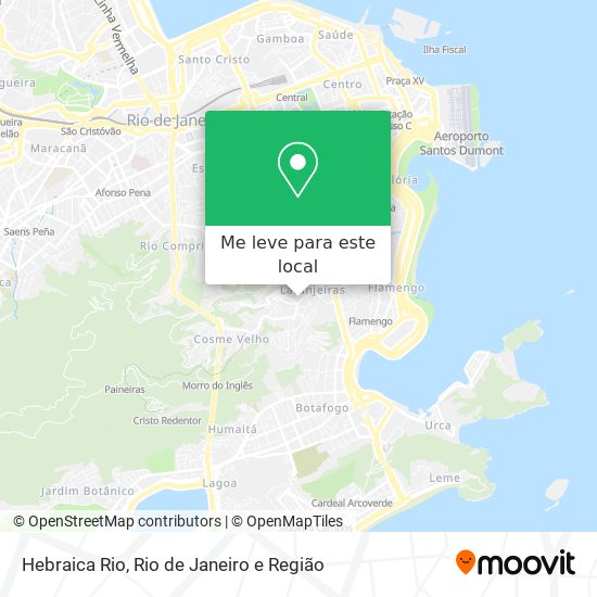 Hebraica Rio mapa