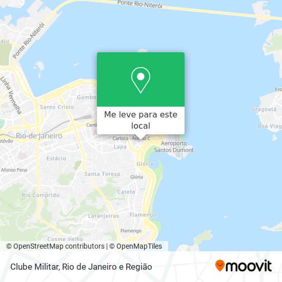 Clube Militar mapa