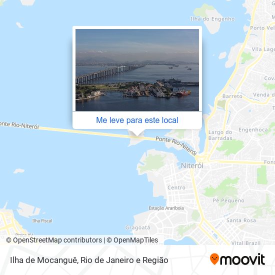 Ilha de Mocanguê mapa