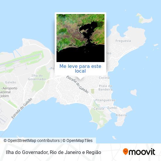 Ilha do Governador mapa