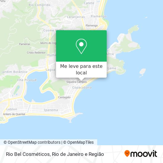 Rio Bel Cosméticos mapa