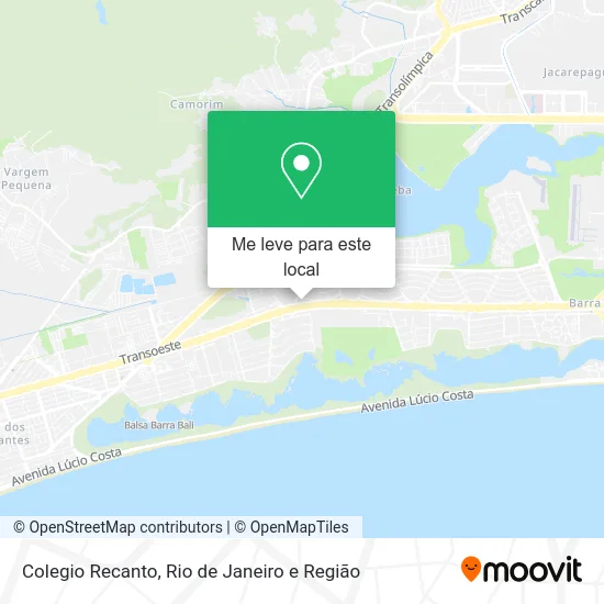 Colegio Recanto mapa