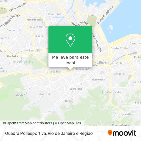 Quadra Poliesportiva mapa