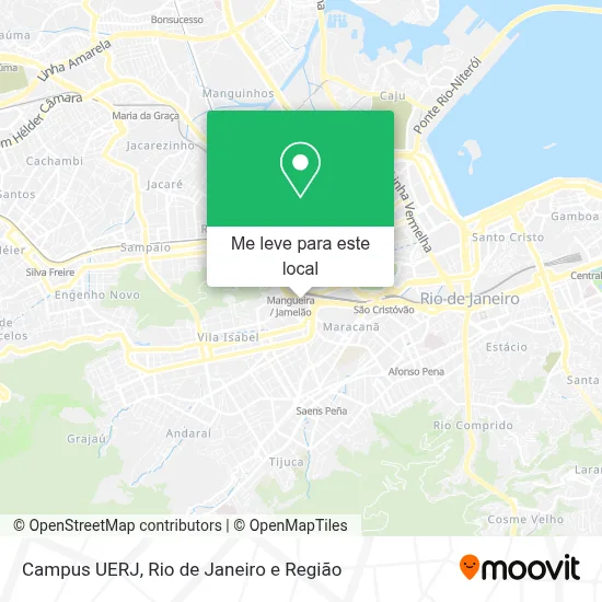Campus UERJ mapa
