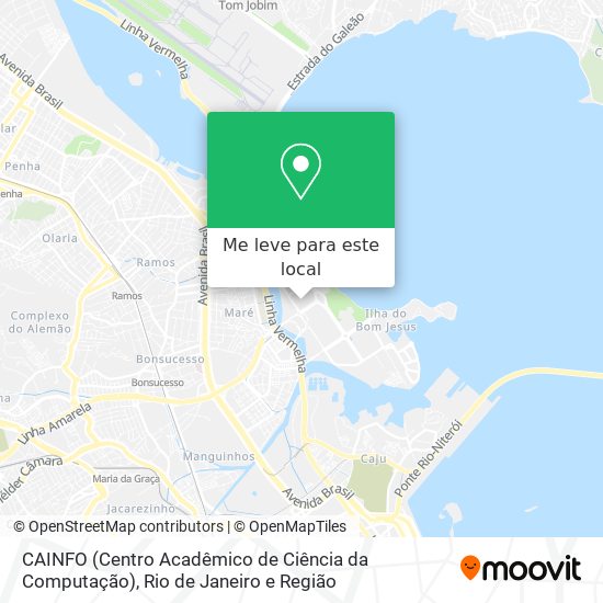CAINFO (Centro Acadêmico de Ciência da Computação) mapa