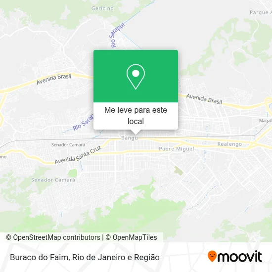 Buraco do Faim mapa