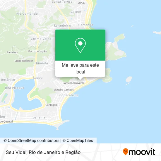 Seu Vidal mapa