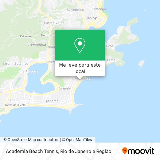 Academia Beach Tennis mapa