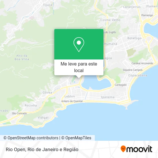 Rio Open mapa