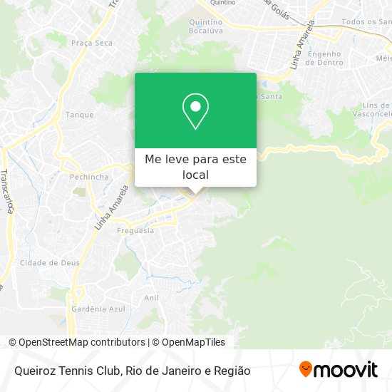 Queiroz Tennis Club mapa