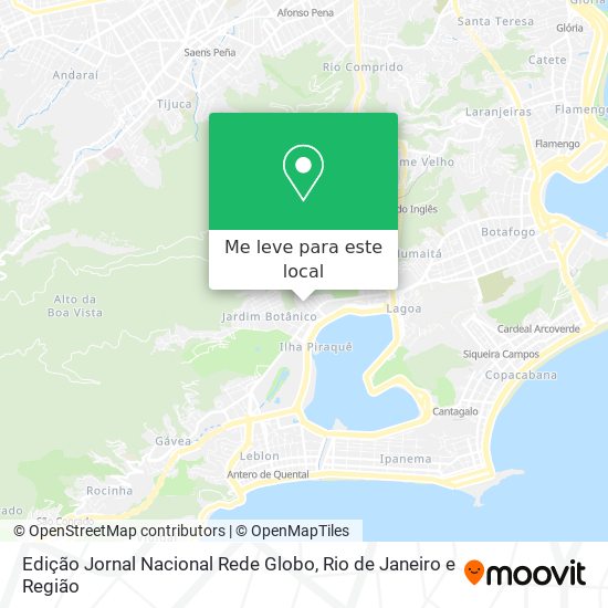 Edição Jornal Nacional Rede Globo mapa