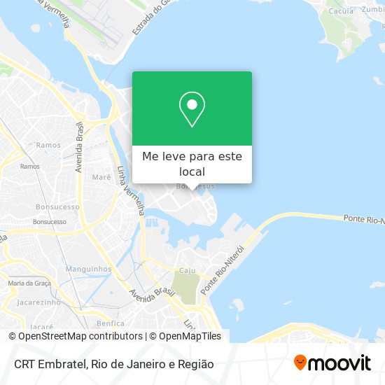 CRT Embratel mapa