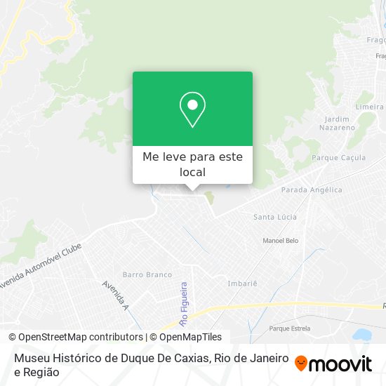Museu Histórico de Duque De Caxias mapa