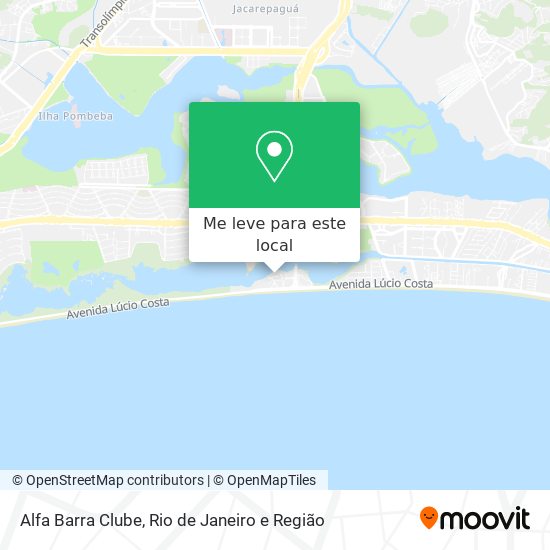 Alfa Barra Clube mapa