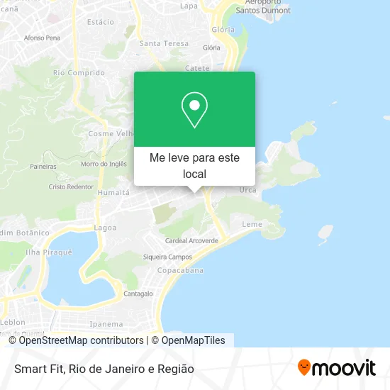Smart Fit mapa