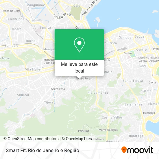 Smart Fit mapa