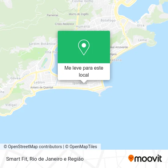 Smart Fit mapa