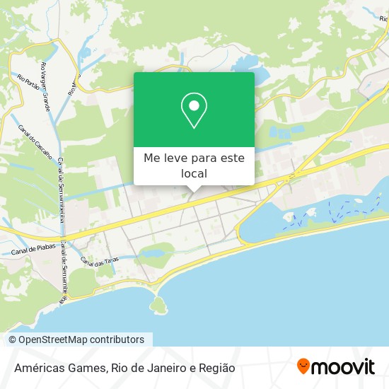 Américas Games mapa