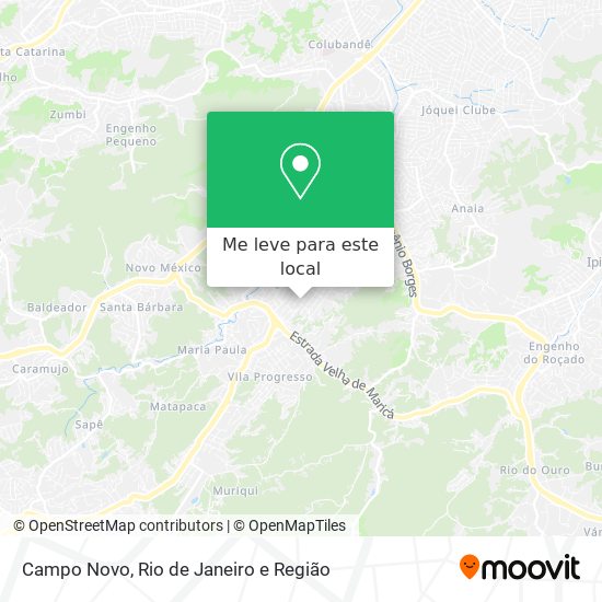 Campo Novo mapa
