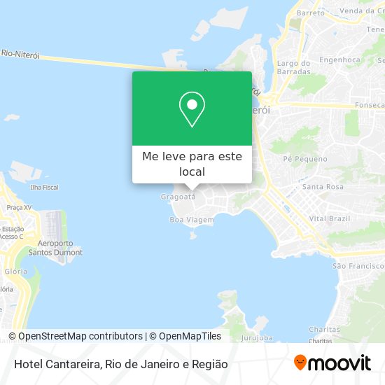 Hotel Cantareira mapa