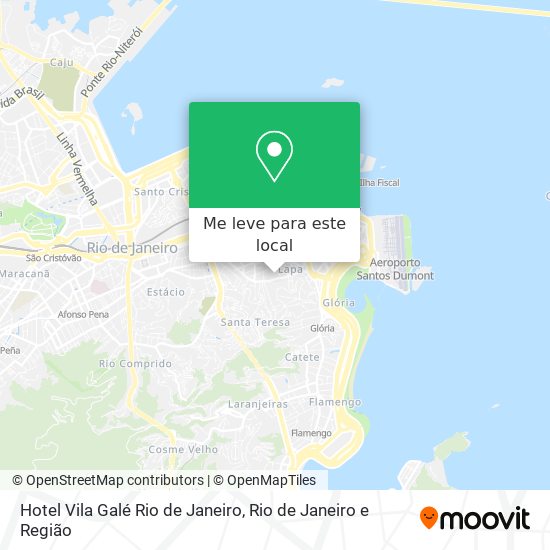Hotel Vila Galé Rio de Janeiro mapa