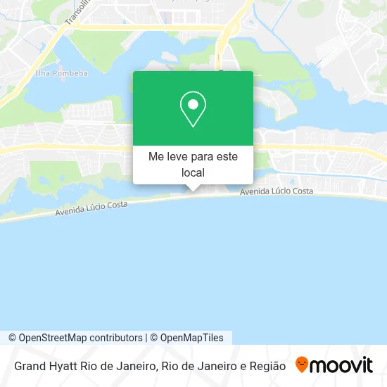 Grand Hyatt Rio de Janeiro mapa