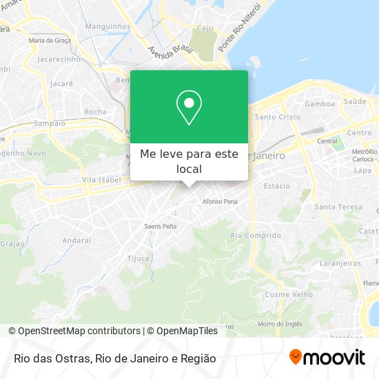 Rio das Ostras mapa