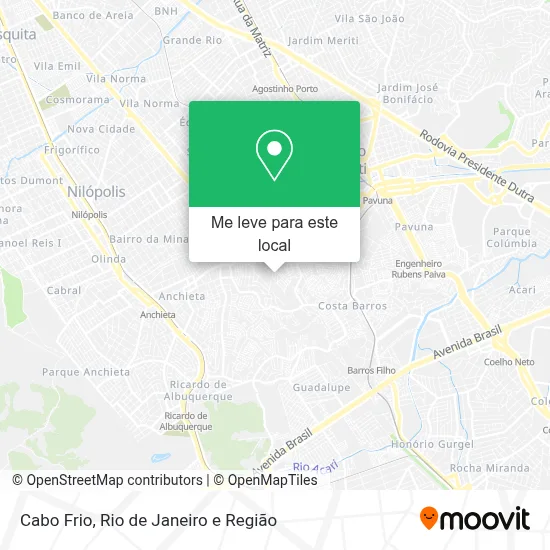 Cabo Frio mapa