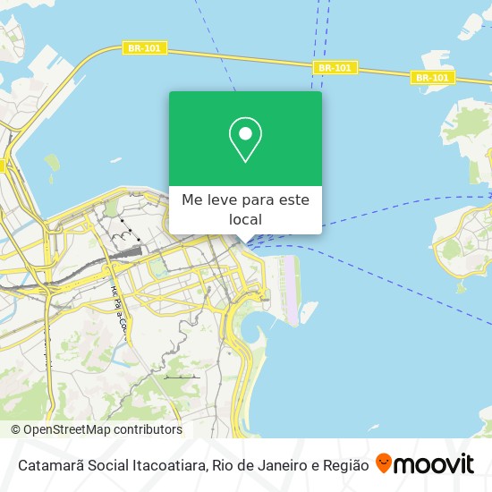 Catamarã Social Itacoatiara mapa