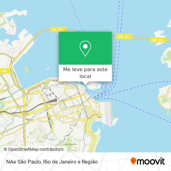 NAe São Paulo mapa