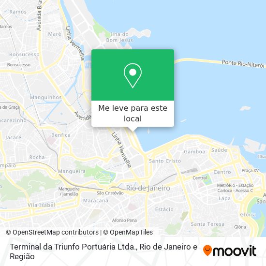 Terminal da Triunfo Portuária Ltda. mapa