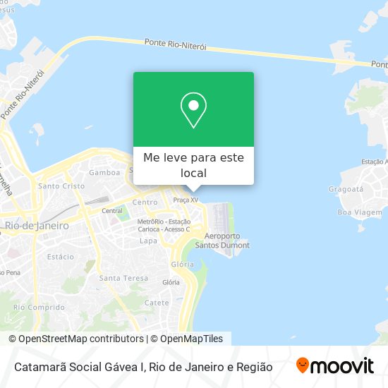 Catamarã Social Gávea I mapa
