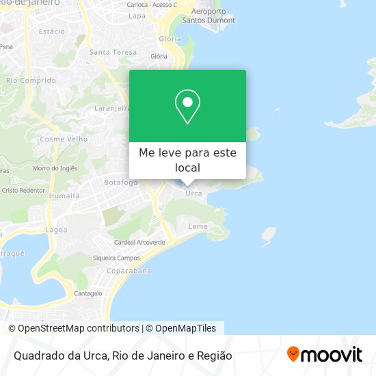 Quadrado da Urca mapa