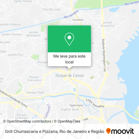 Grill Churrascaria e Pizzaria mapa