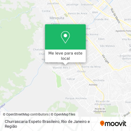 Churrascaria Espeto Brasileiro mapa