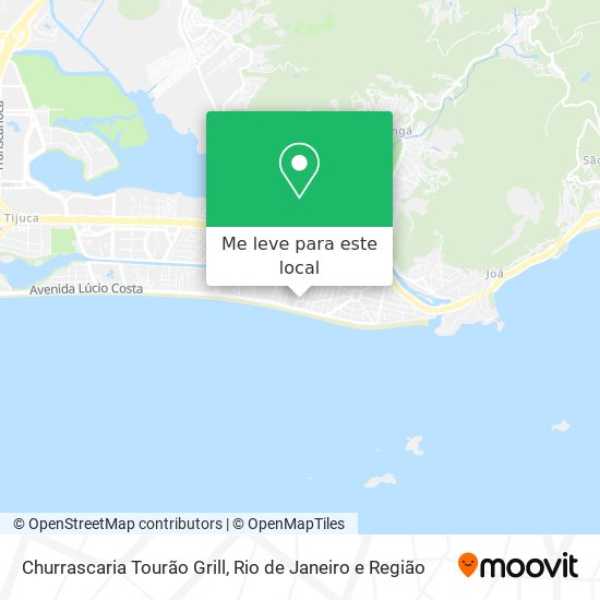 Churrascaria Tourão Grill mapa