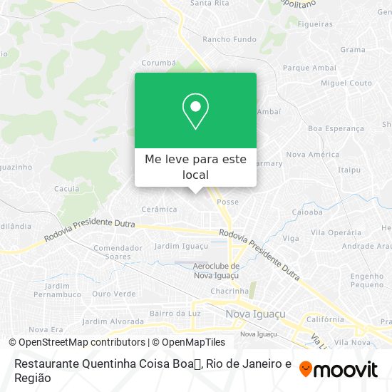 Restaurante Quentinha Coisa Boa🍴 mapa
