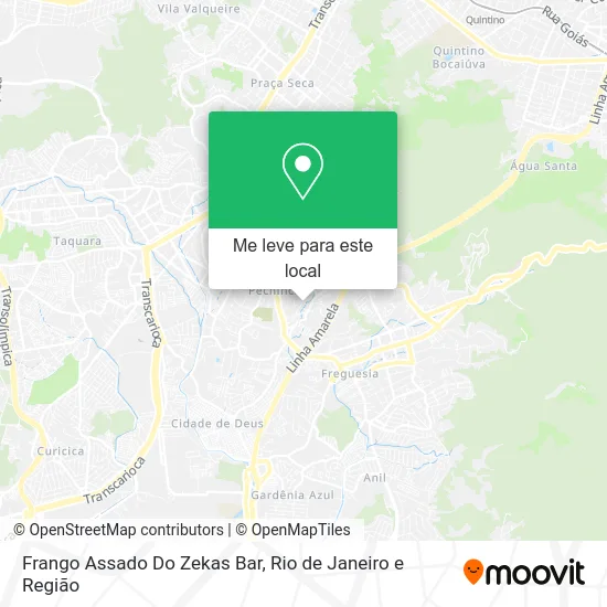 Frango Assado Do Zekas Bar mapa