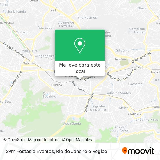 Svm Festas e Eventos mapa