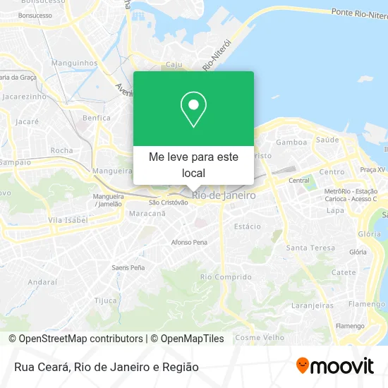 Rua Ceará mapa