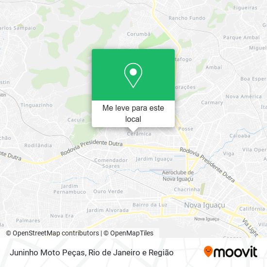 Juninho Moto Peças mapa