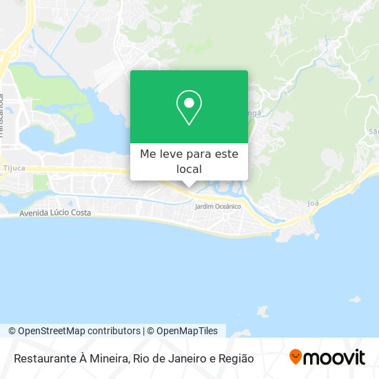 Restaurante À Mineira mapa