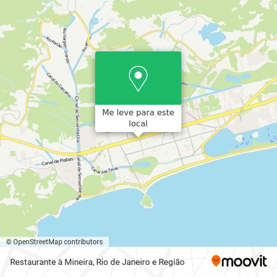 Restaurante à Mineira mapa