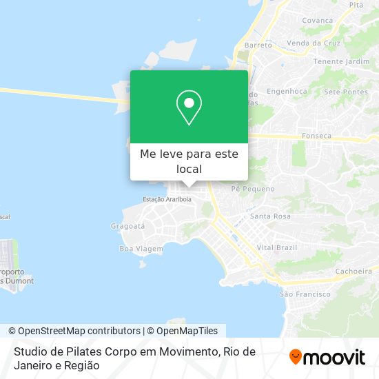 Studio de  Pilates Corpo em Movimento mapa