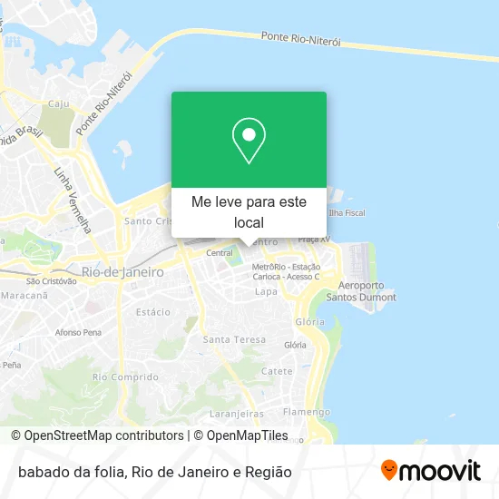 babado da folia mapa