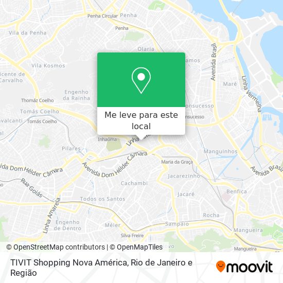 TIVIT Shopping Nova América mapa