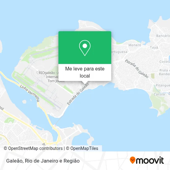 Galeão mapa